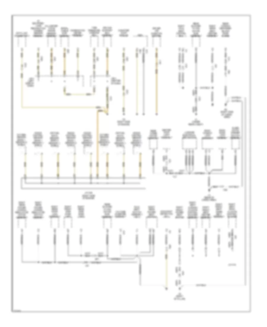 Ground Distribution Wiring Diagram 2 of 5 for Lexus GX 460 2012
