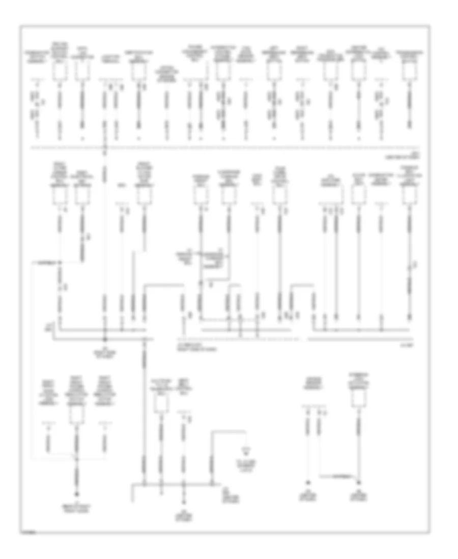 Ground Distribution Wiring Diagram 3 of 5 for Lexus GX 460 2012