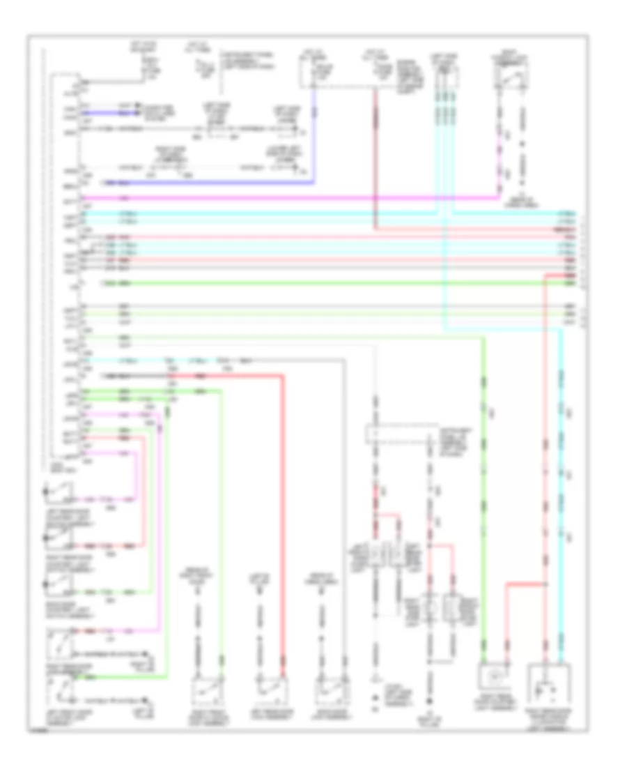 Courtesy Lamps Wiring Diagram 1 of 3 for Lexus GX 460 2012