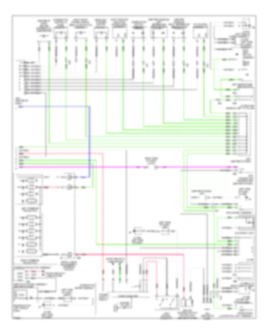 Instrument Illumination Wiring Diagram 2 of 2 for Lexus GX 460 2012