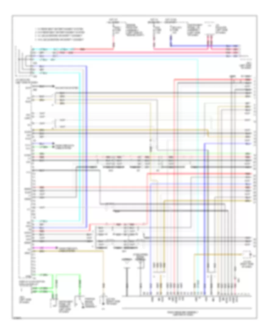 Navigation Wiring Diagram 17 Speaker 1 of 5 for Lexus GX 460 2012