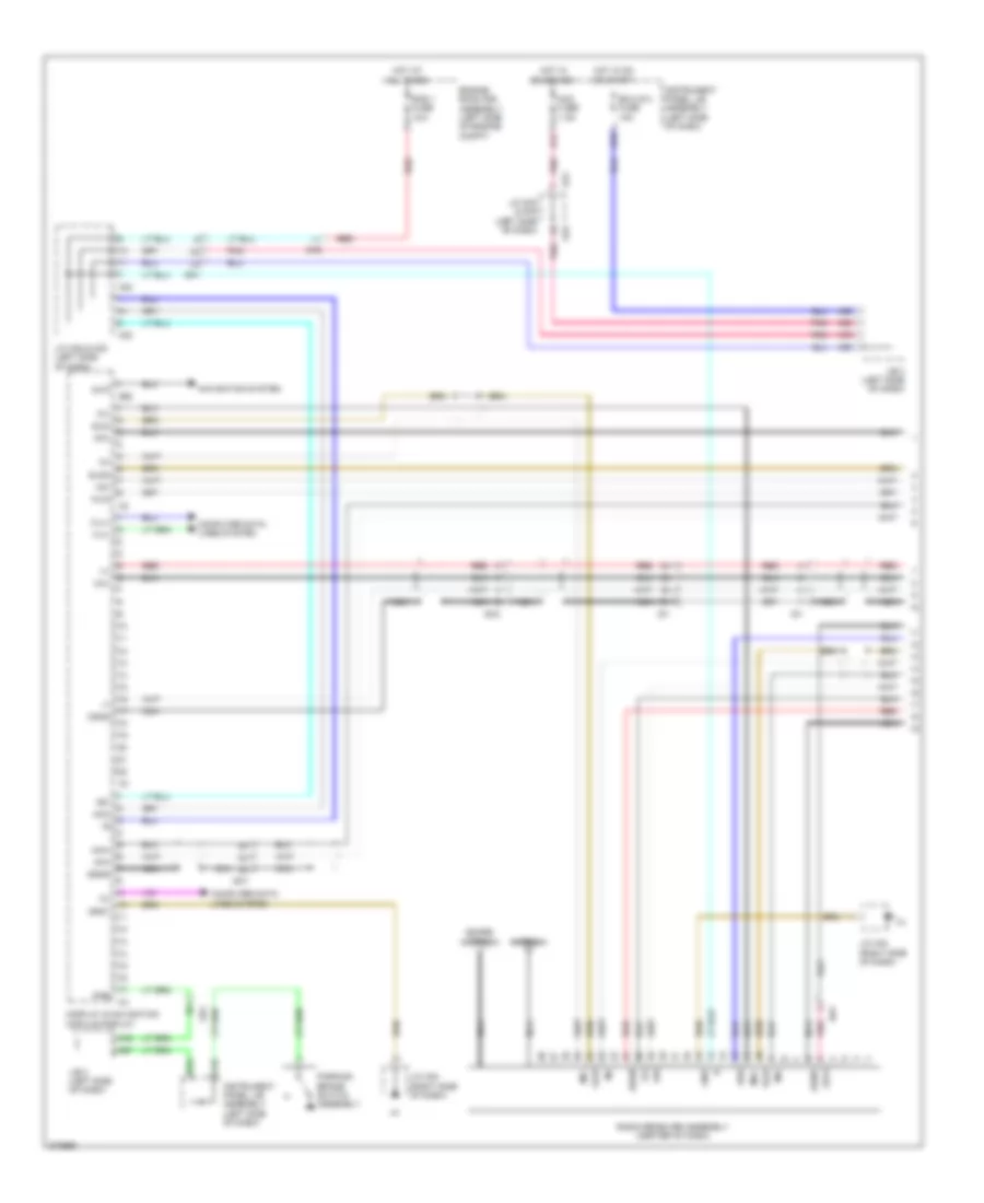 Navigation Wiring Diagram 9 Speaker 1 of 4 for Lexus GX 460 2012