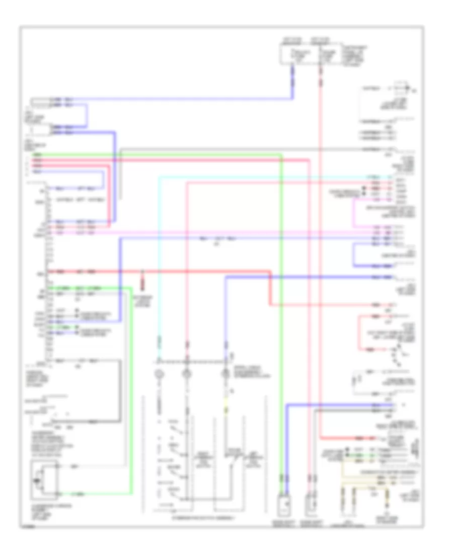 Parking Assistant Wiring Diagram 2 of 2 for Lexus GX 460 2012