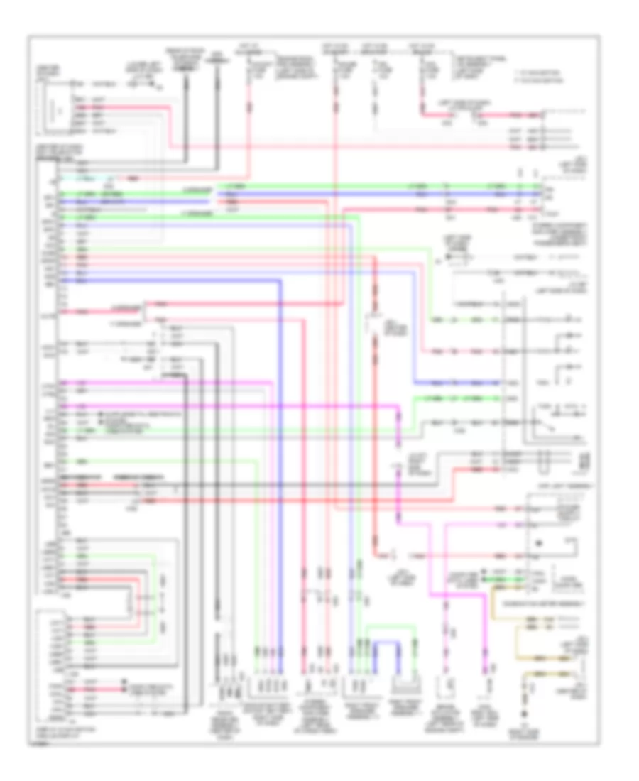 Telematics Wiring Diagram for Lexus GX 460 2012