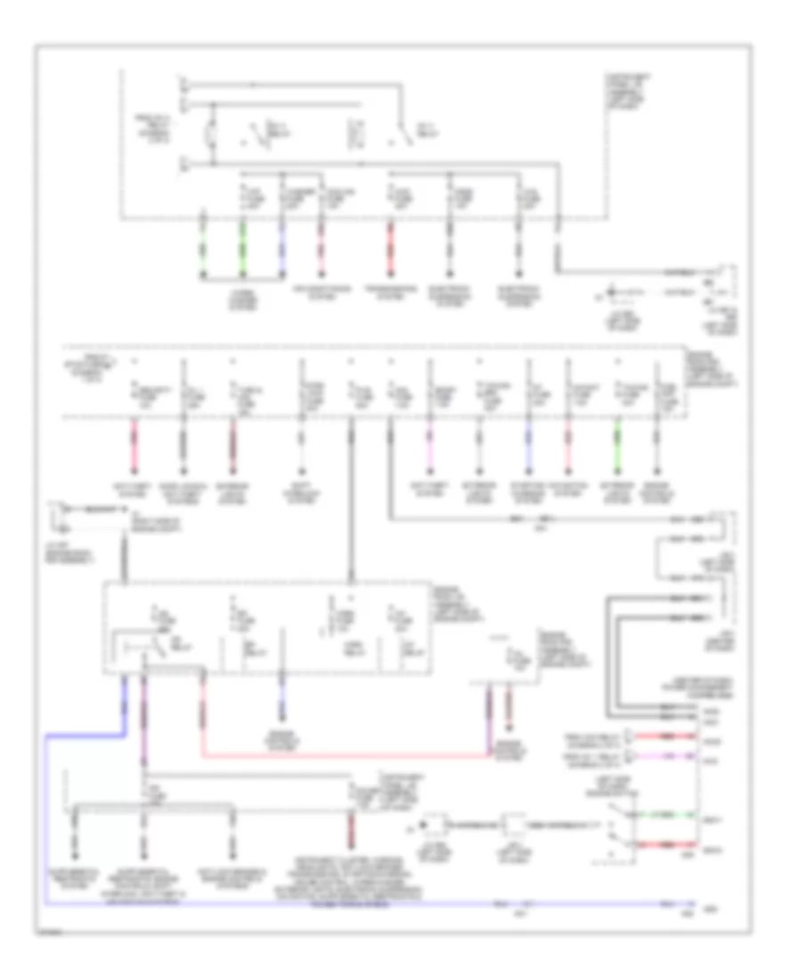 Power Distribution Wiring Diagram 3 of 3 for Lexus GX 460 2012