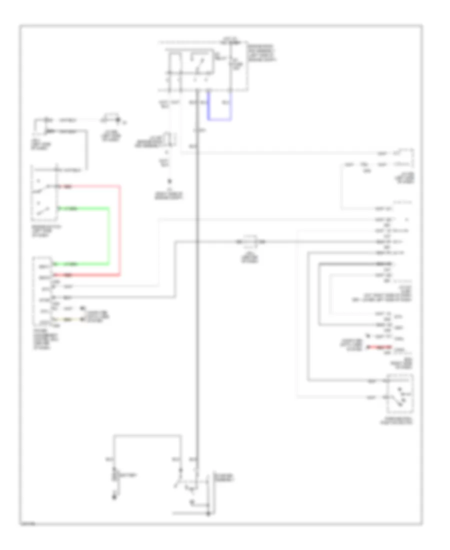 Starting Wiring Diagram for Lexus GX 460 2012