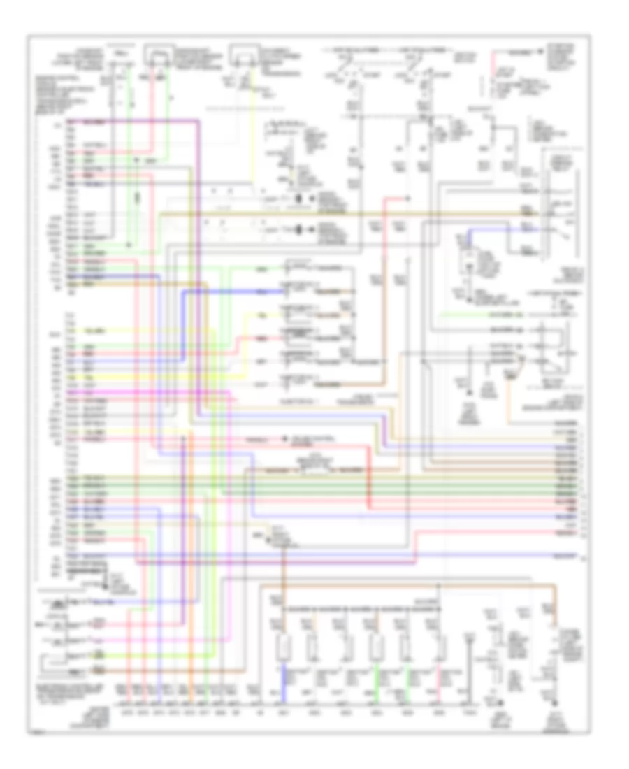 3 0L Engine Performance Wiring Diagrams 1 of 3 for Lexus ES 300 1995
