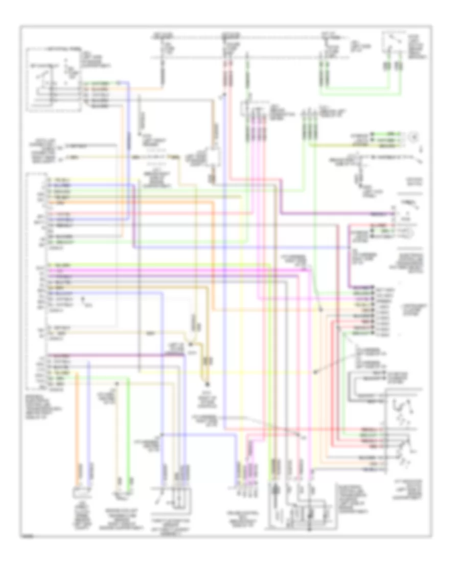 Transmission Wiring Diagram for Lexus ES 300 1995