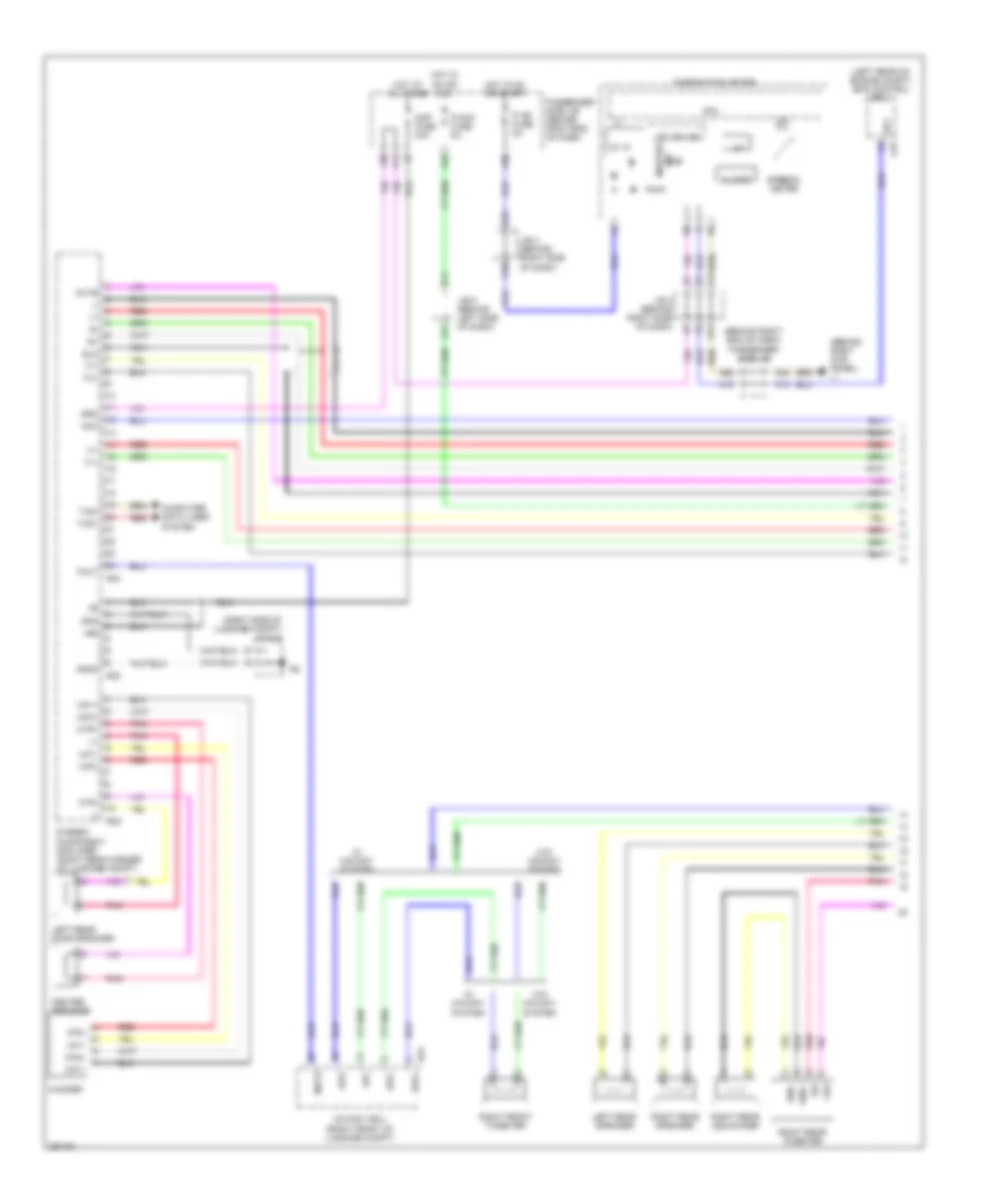 Stereo Radio Wiring Diagram, with Mark Levinson  with Rear DVD Changer (1 of 5) for Lexus LS 460 2007