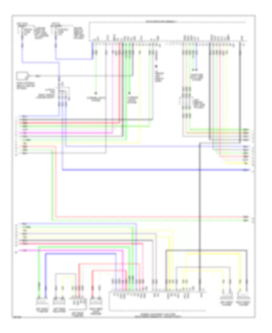 Stereo Radio Wiring Diagram, with Mark Levinson  with Rear DVD Changer (2 of 5) for Lexus LS 460 2007