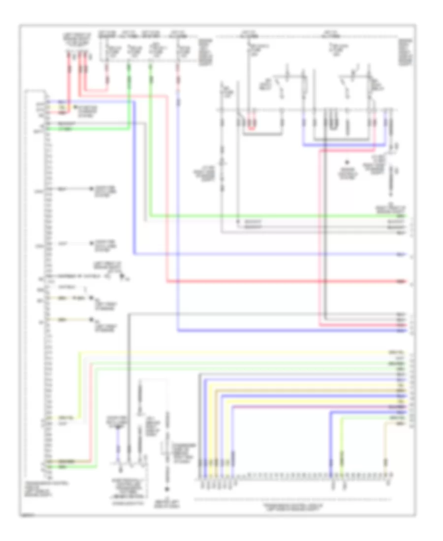 Transmission Wiring Diagram 1 of 3 for Lexus LS 460 2007