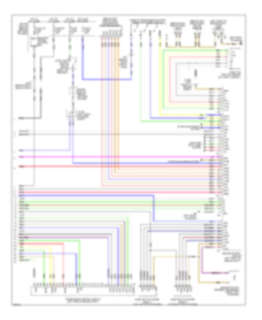 Transmission Wiring Diagram 3 of 3 for Lexus LS 460 2007