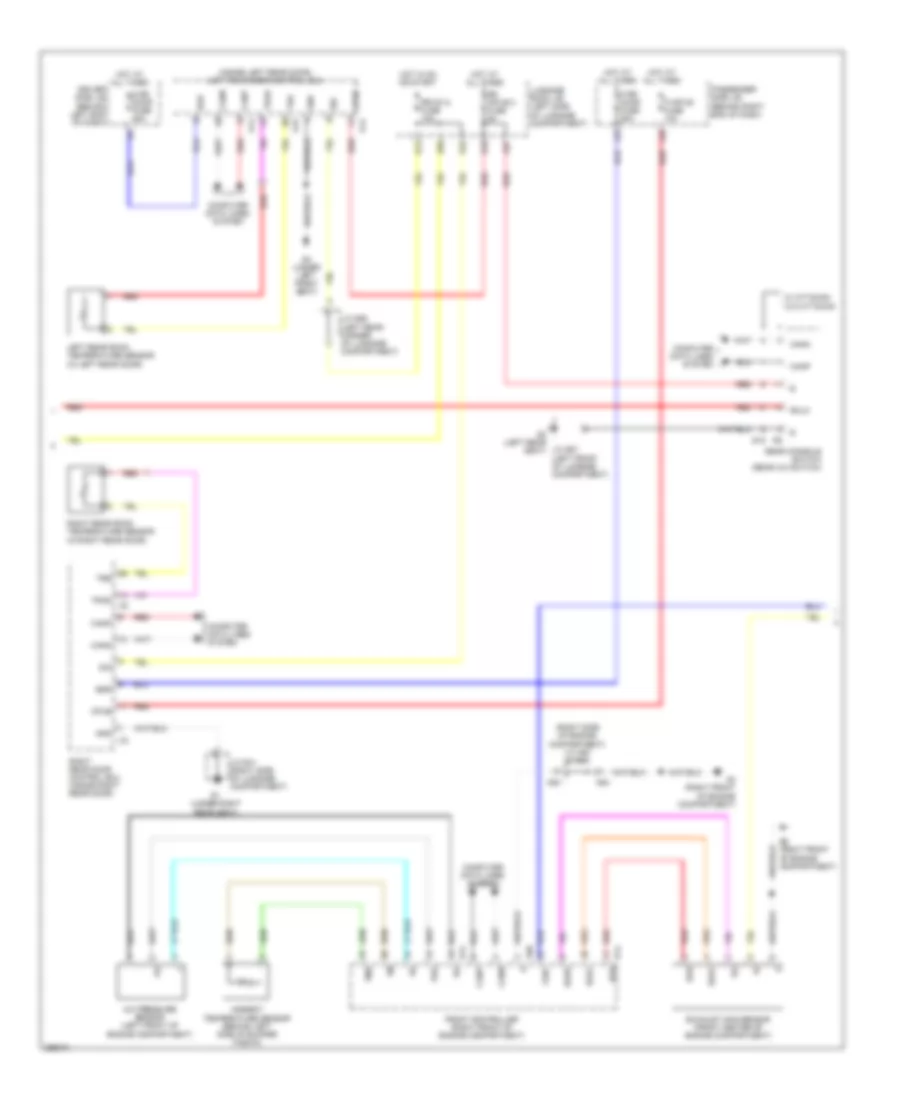 Automatic AC Wiring Diagram (3 of 5) for Lexus LS 460 2007