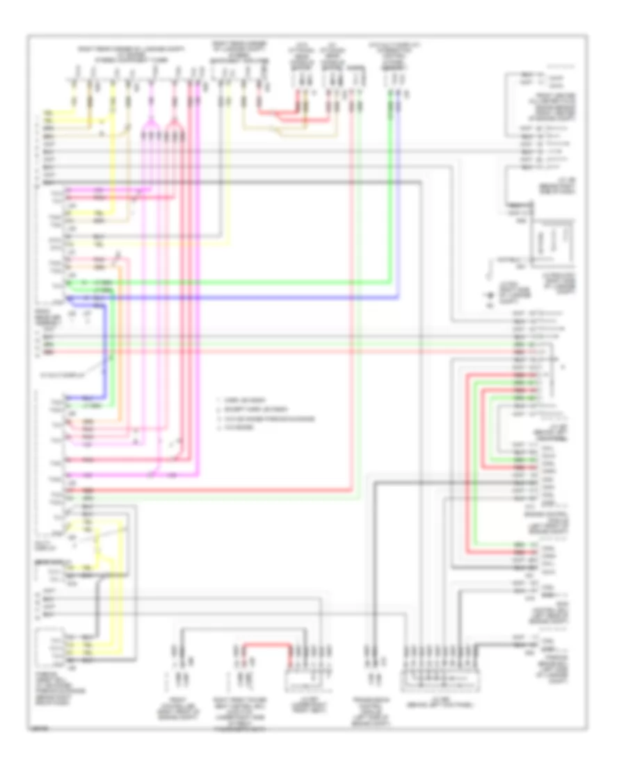 High Low Bus Wiring Diagram 3 of 3 for Lexus LS 460 2007