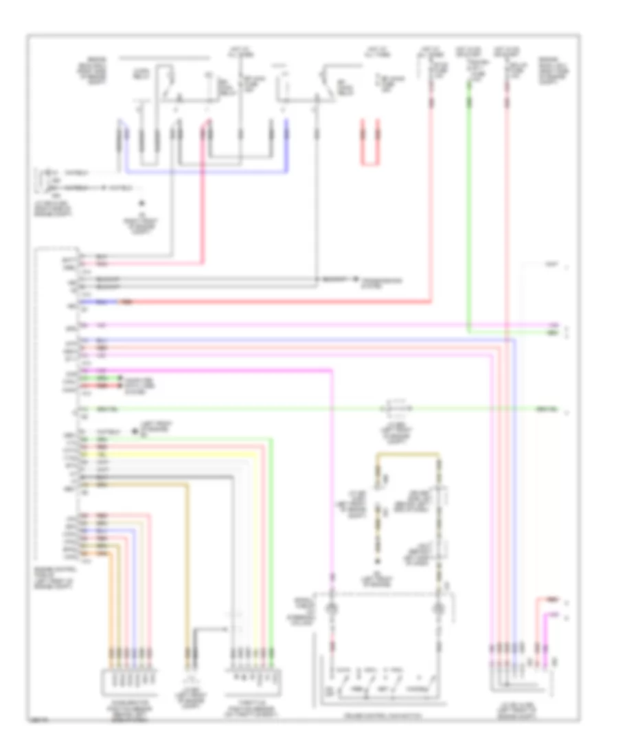 Cruise Control Wiring Diagram, without Dynamic Laser Controls (1 of 2) for Lexus LS 460 2007