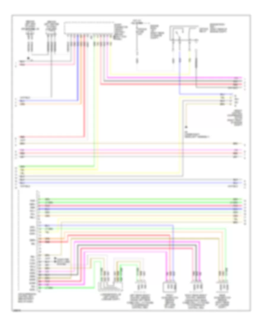 Electronic Suspension Wiring Diagram 2 of 3 for Lexus LS 460 2007