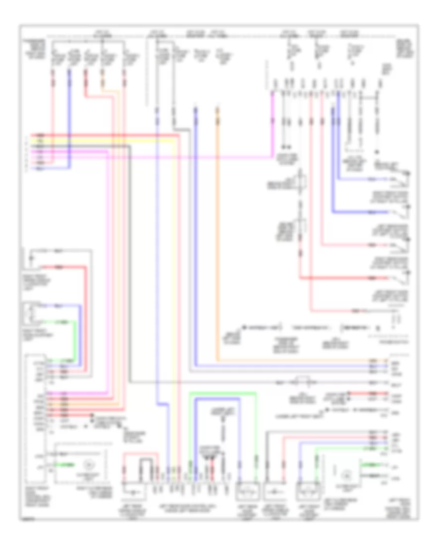 Courtesy Lamps Wiring Diagram (3 of 3) for Lexus LS 460 2007