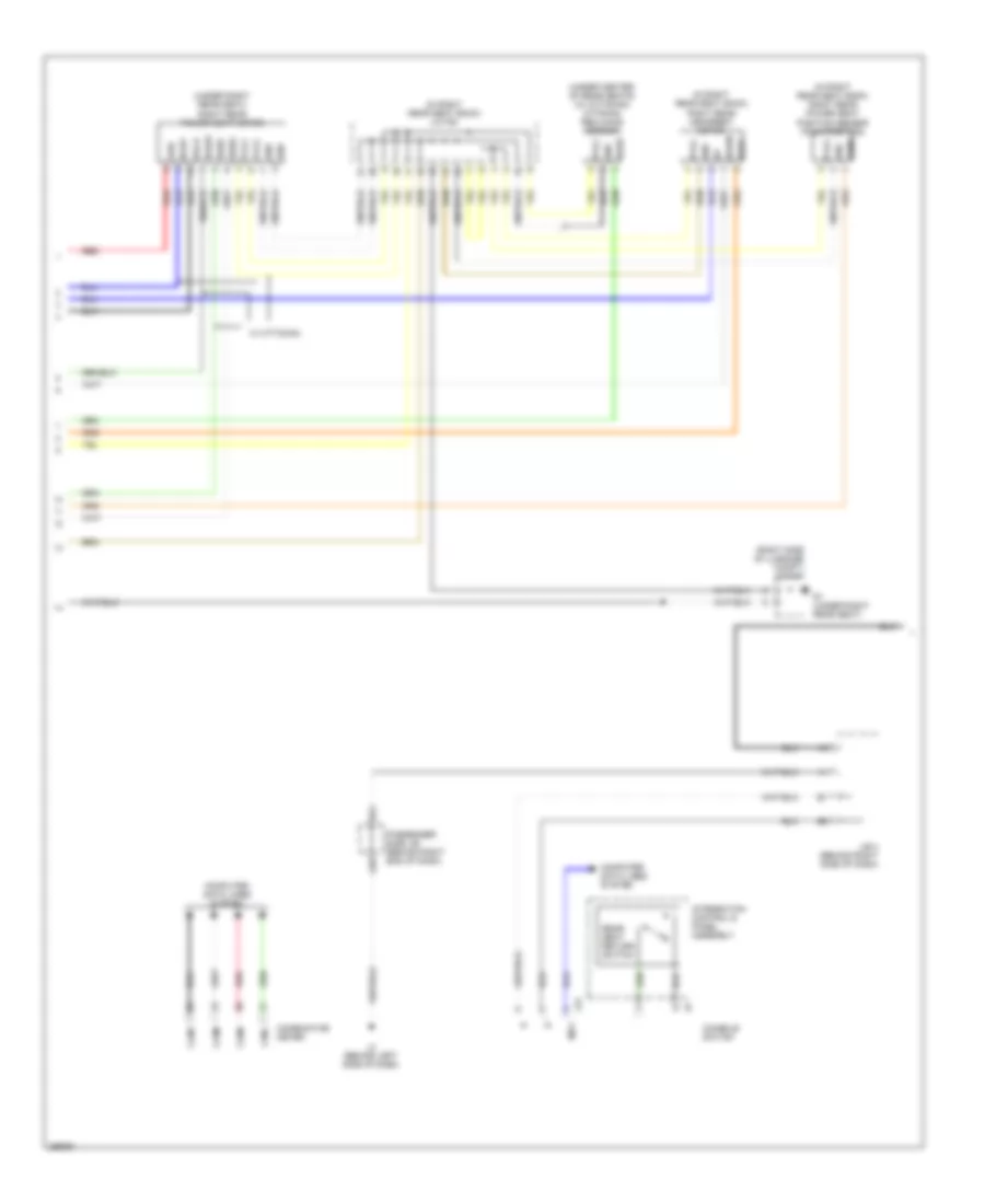 Rear Passengers Memory Seat Wiring Diagram (2 of 3) for Lexus LS 460 2007