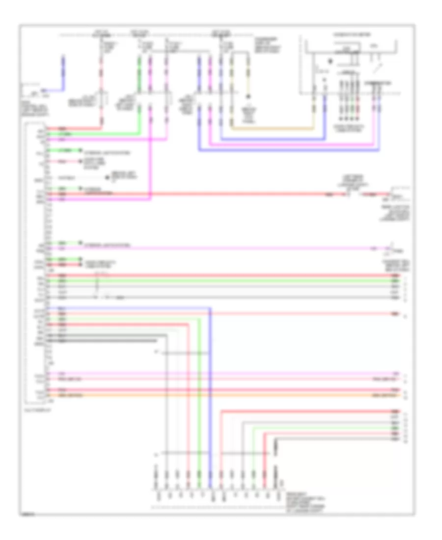 Navigation Wiring Diagram (1 of 3) for Lexus LS 460 2007