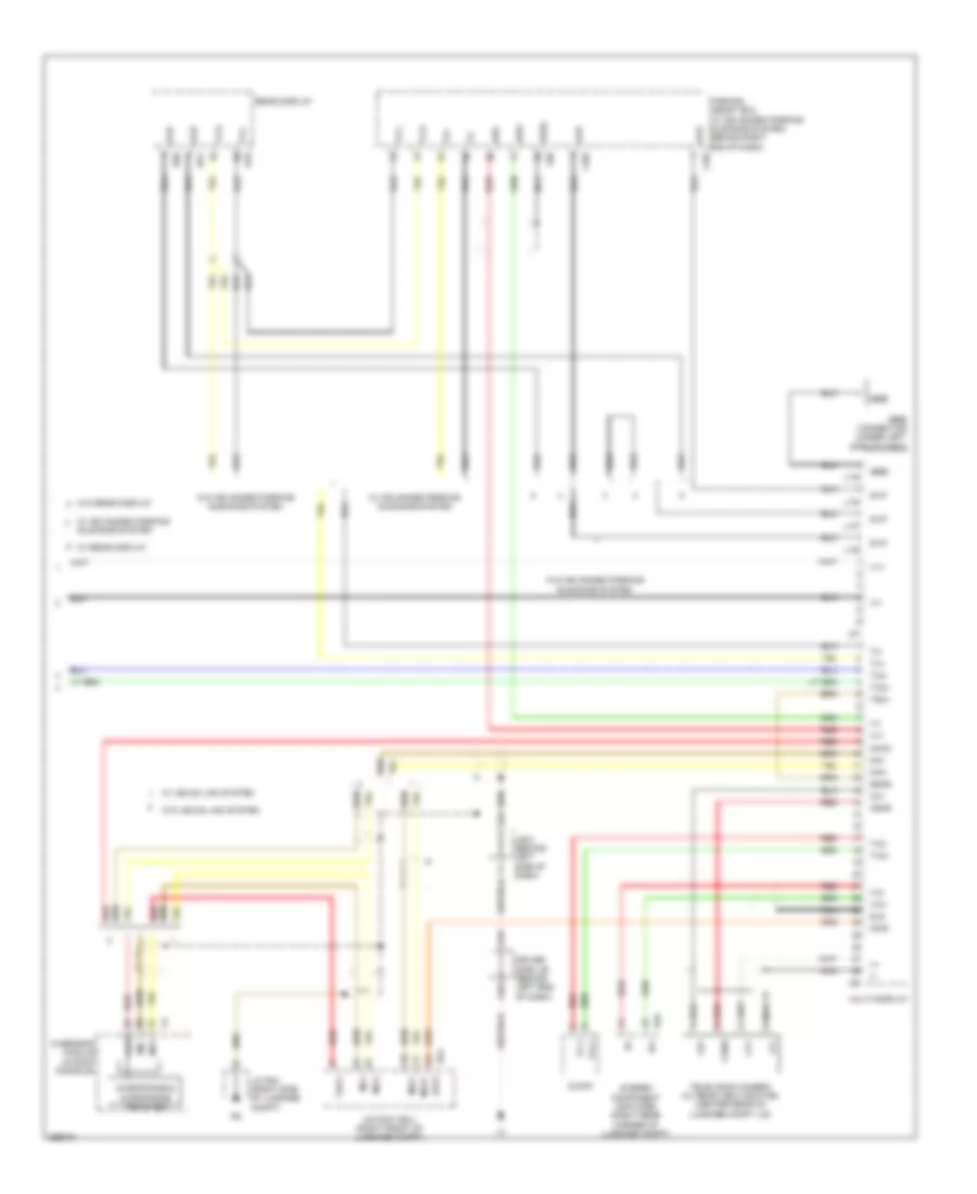 Navigation Wiring Diagram 3 of 3 for Lexus LS 460 2007