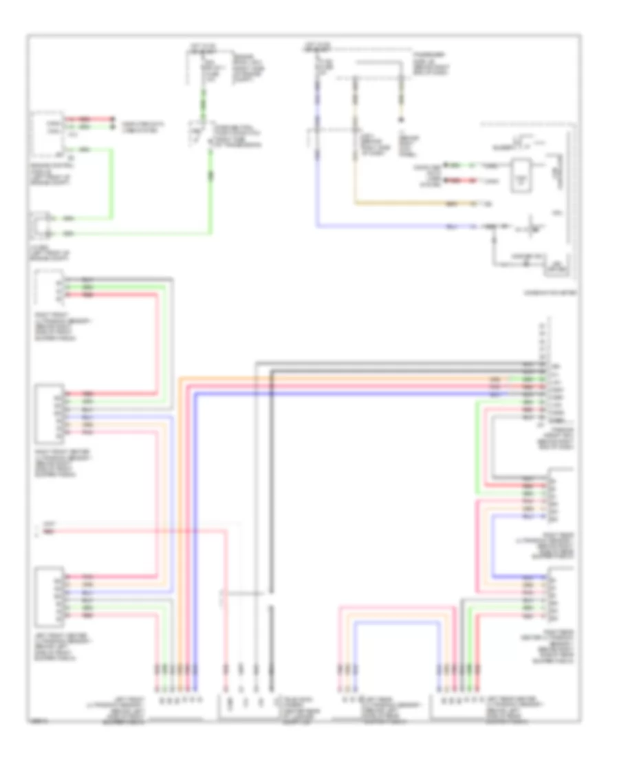 Parking Assistant Wiring Diagram (2 of 2) for Lexus LS 460 2007