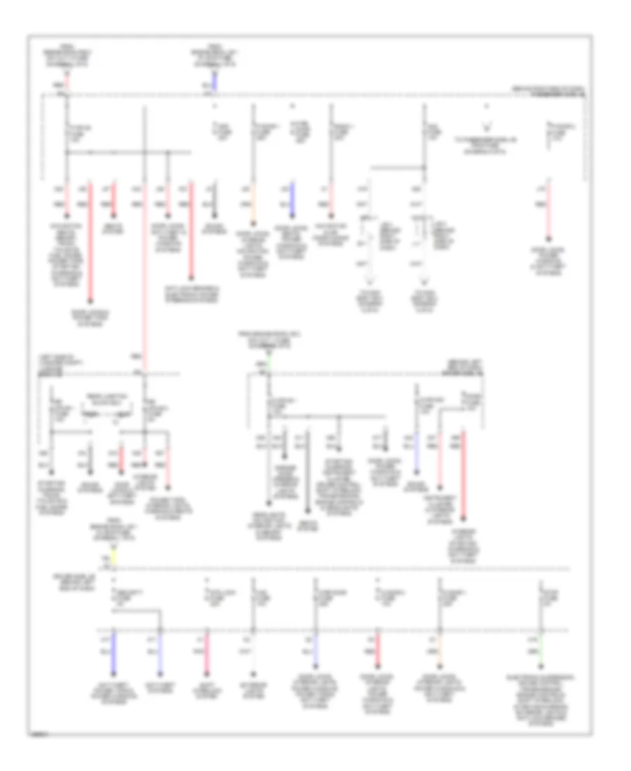 Power Distribution Wiring Diagram 2 of 6 for Lexus LS 460 2007