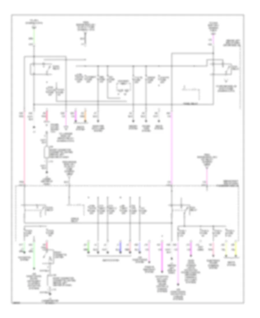 Power Distribution Wiring Diagram (4 of 6) for Lexus LS 460 2007