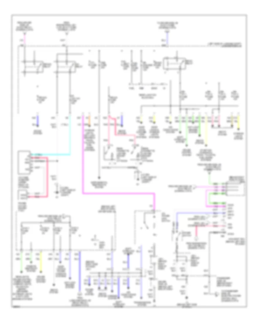 Power Distribution Wiring Diagram 5 of 6 for Lexus LS 460 2007