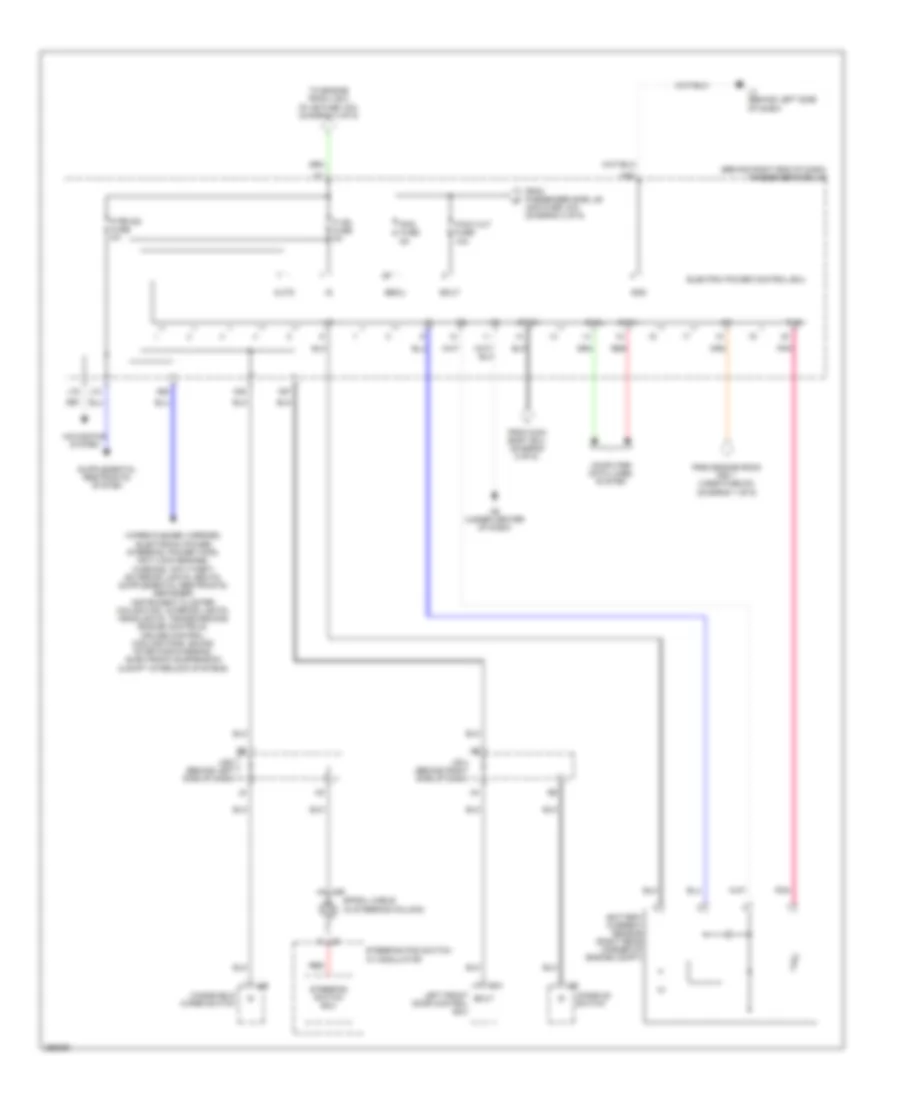 Power Distribution Wiring Diagram (6 of 6) for Lexus LS 460 2007
