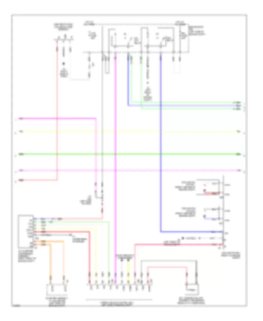 Automatic A C Wiring Diagram 2 of 3 for Lexus HS 250h 2012