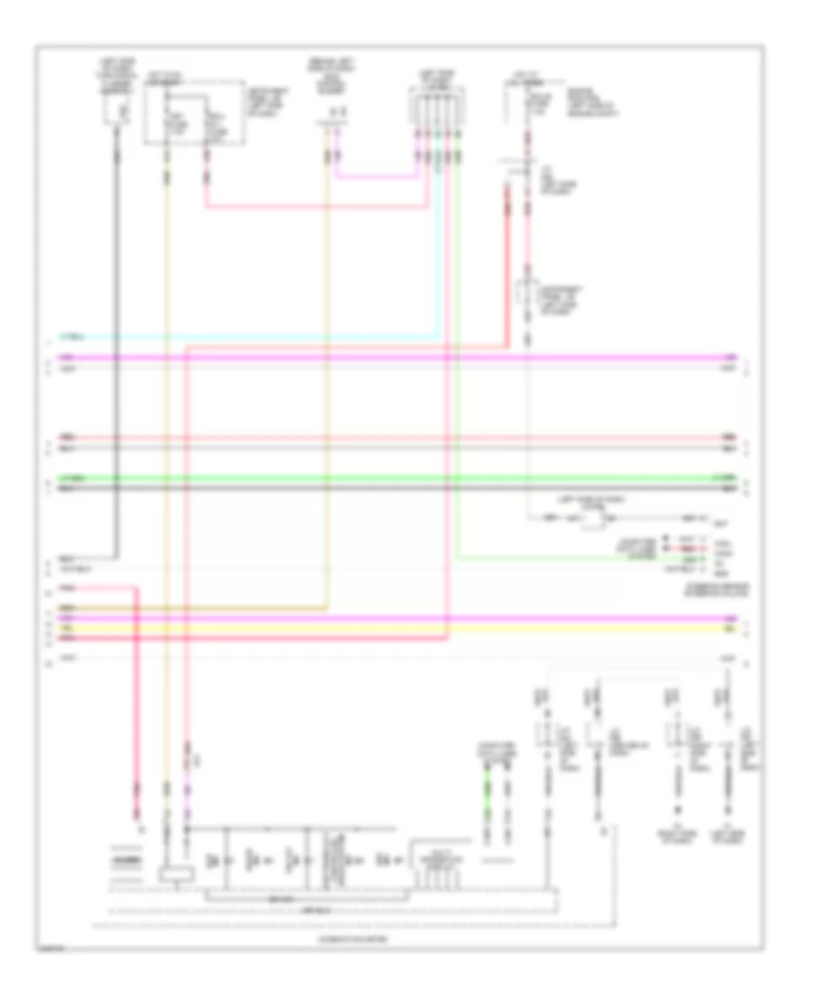 Anti-lock Brakes Wiring Diagram (2 of 3) for Lexus HS 250h 2012
