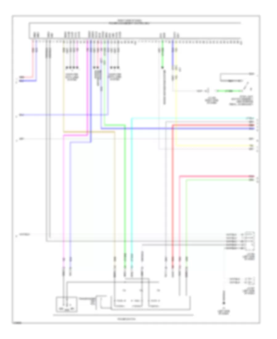 Forced Entry Wiring Diagram (3 of 5) for Lexus HS 250h 2012