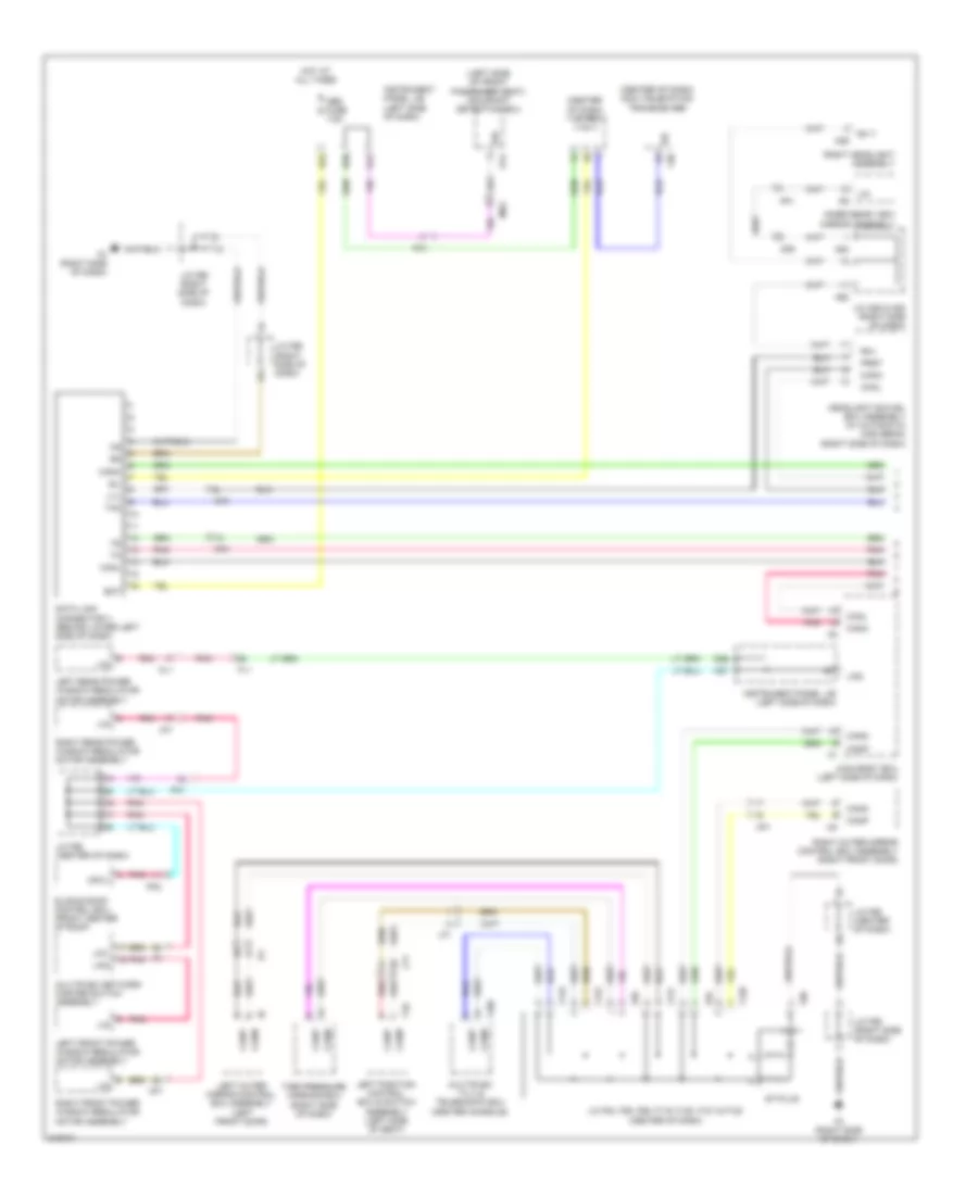 Computer Data Lines Wiring Diagram 1 of 3 for Lexus HS 250h 2012