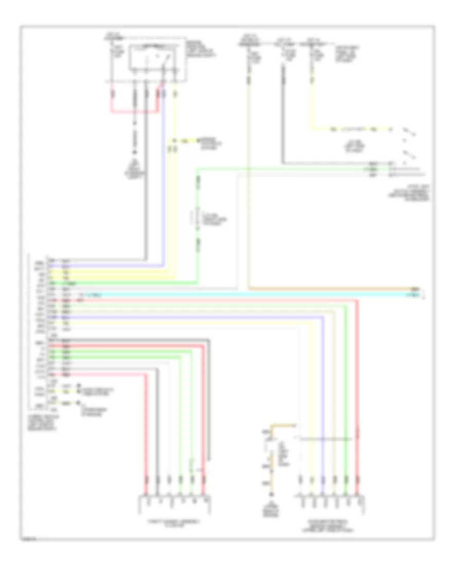 Cruise Control Wiring Diagram without Dynamic Radar Controls 1 of 2 for Lexus HS 250h 2012