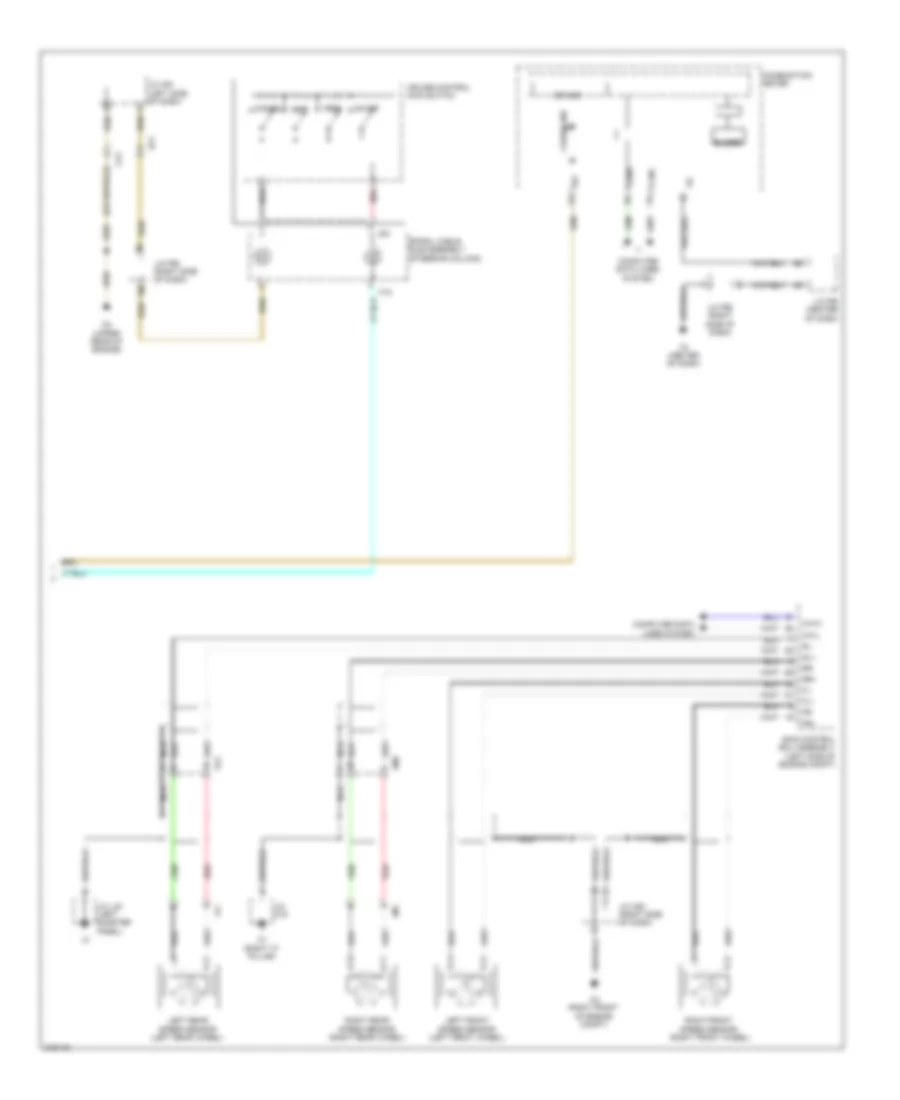 Cruise Control Wiring Diagram, without Dynamic Radar Controls (2 of 2) for Lexus HS 250h 2012