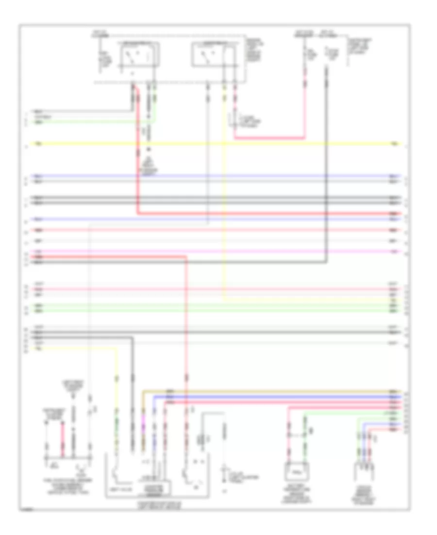 2.4L Hybrid, Engine Performance Wiring Diagram (2 of 8) for Lexus HS 250h 2012