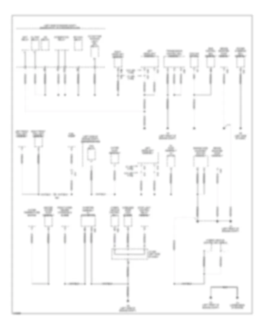 Ground Distribution Wiring Diagram 1 of 4 for Lexus HS 250h 2012