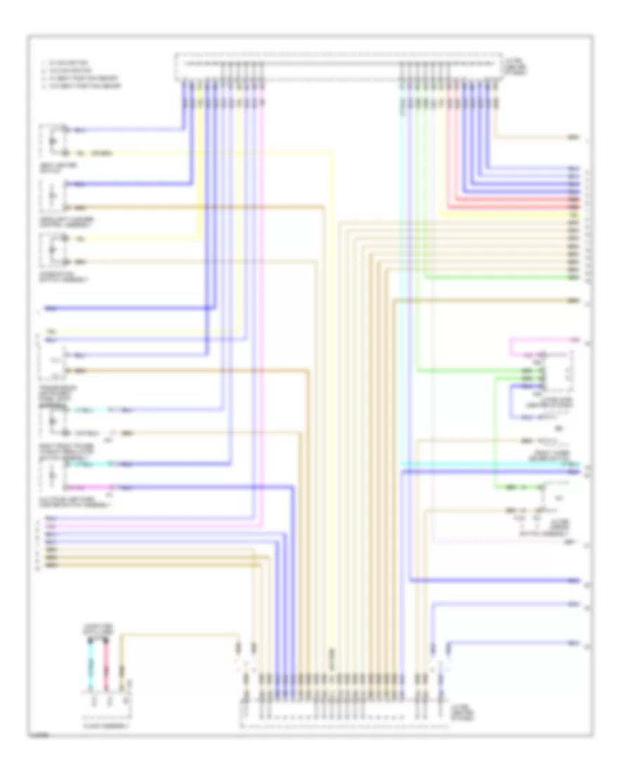 Instrument Illumination Wiring Diagram 2 of 3 for Lexus HS 250h 2012