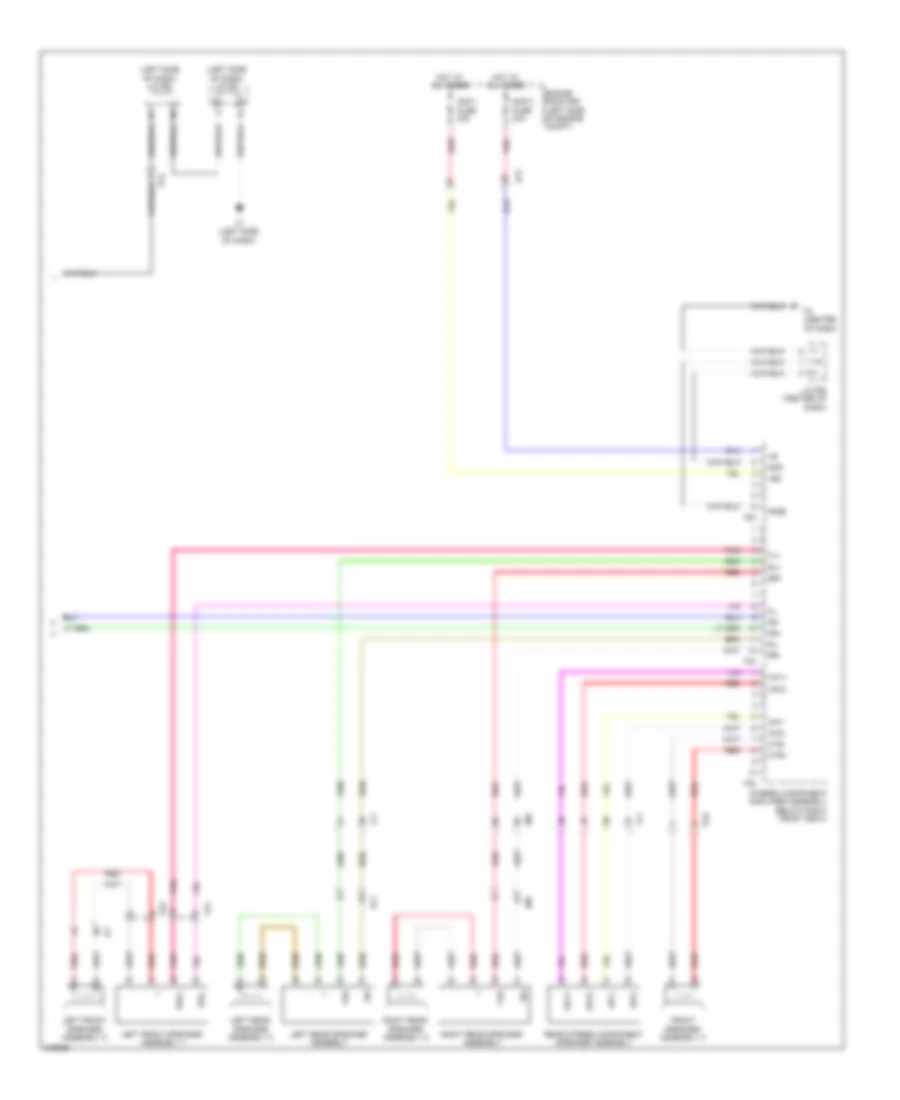 Radio Wiring Diagram without Navigation 4 of 4 for Lexus HS 250h 2012