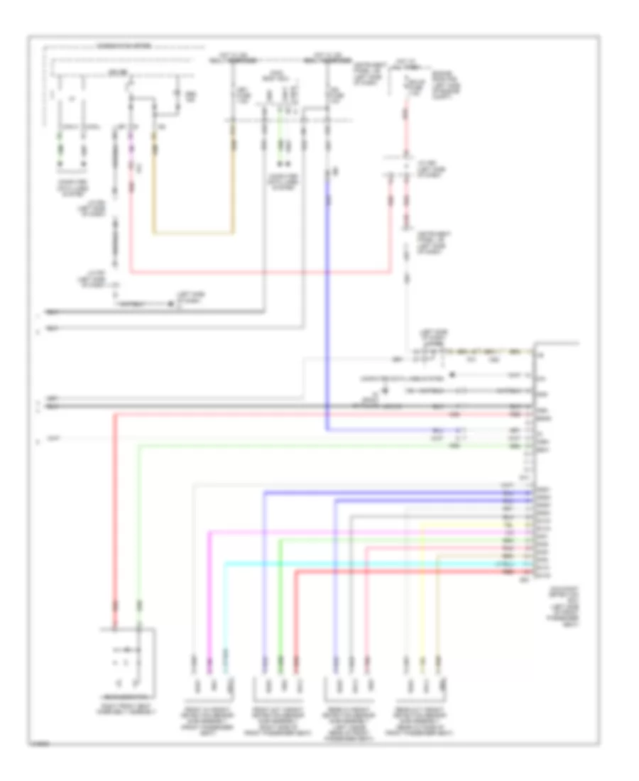 Supplemental Restraint Wiring Diagram 3 of 3 for Lexus HS 250h 2012
