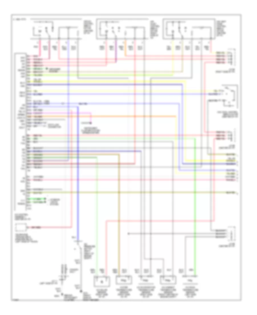 Air Conditioning Wiring Diagrams 1 of 2 for Lexus GS 300 1995