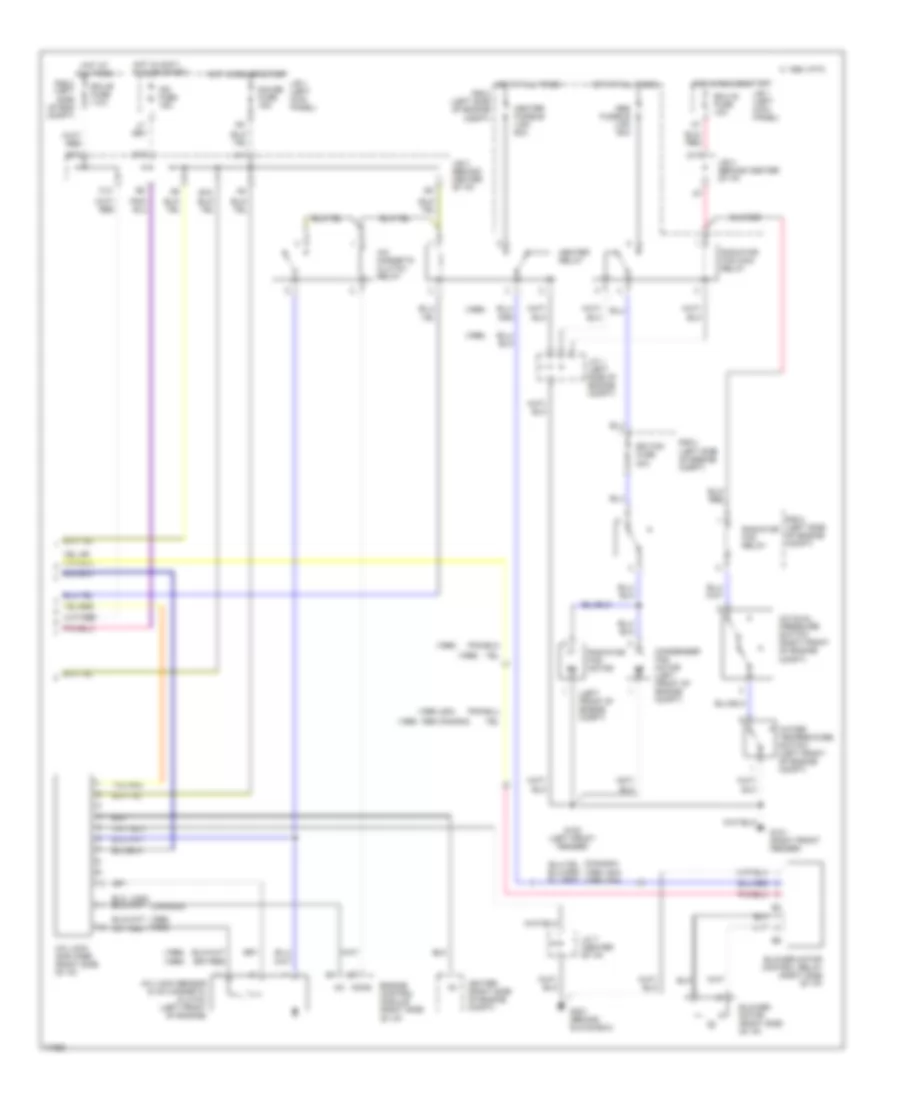 Air Conditioning Wiring Diagrams 2 of 2 for Lexus GS 300 1995