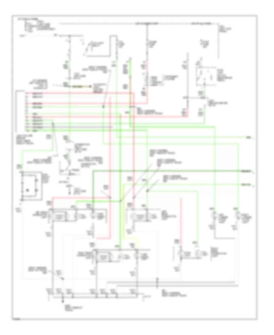 Exterior Lamps Wiring Diagram 1 of 2 for Lexus GS 300 1995
