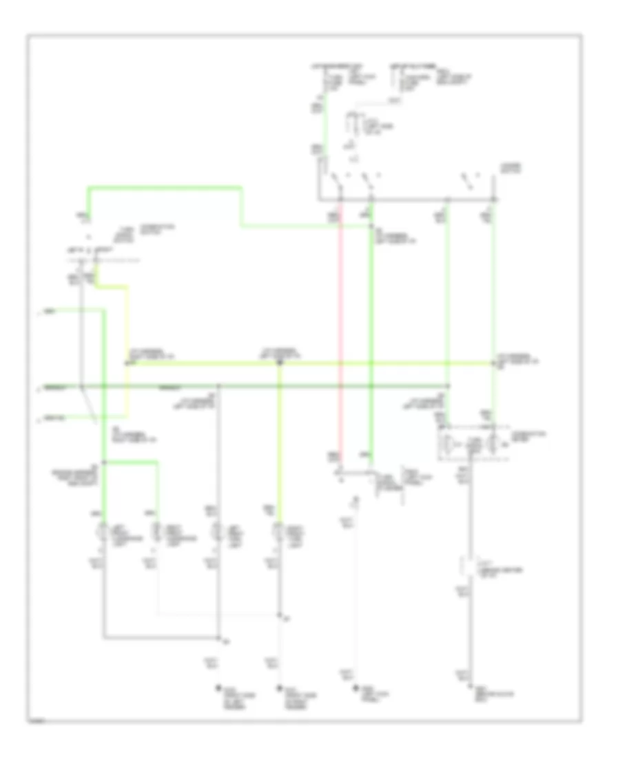 Exterior Lamps Wiring Diagram 2 of 2 for Lexus GS 300 1995