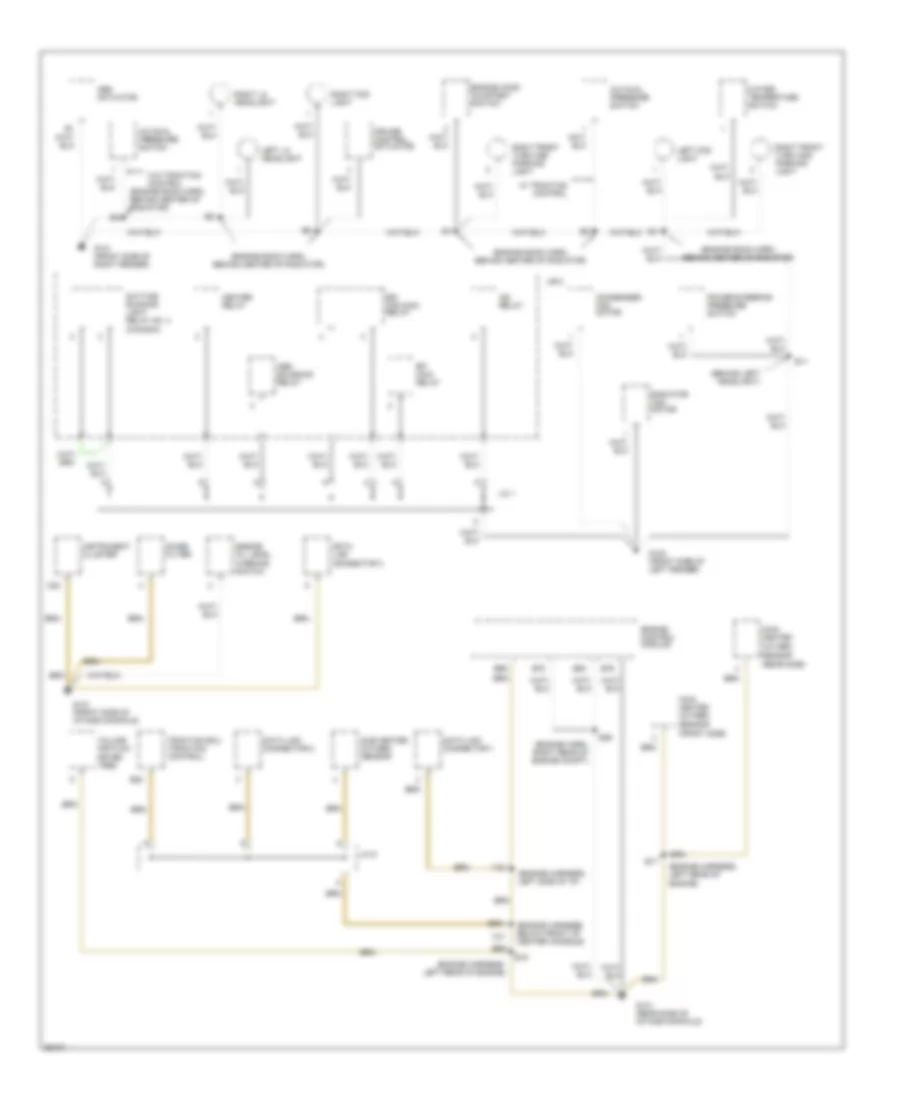 Ground Distribution Wiring Diagram 1 of 5 for Lexus GS 300 1995