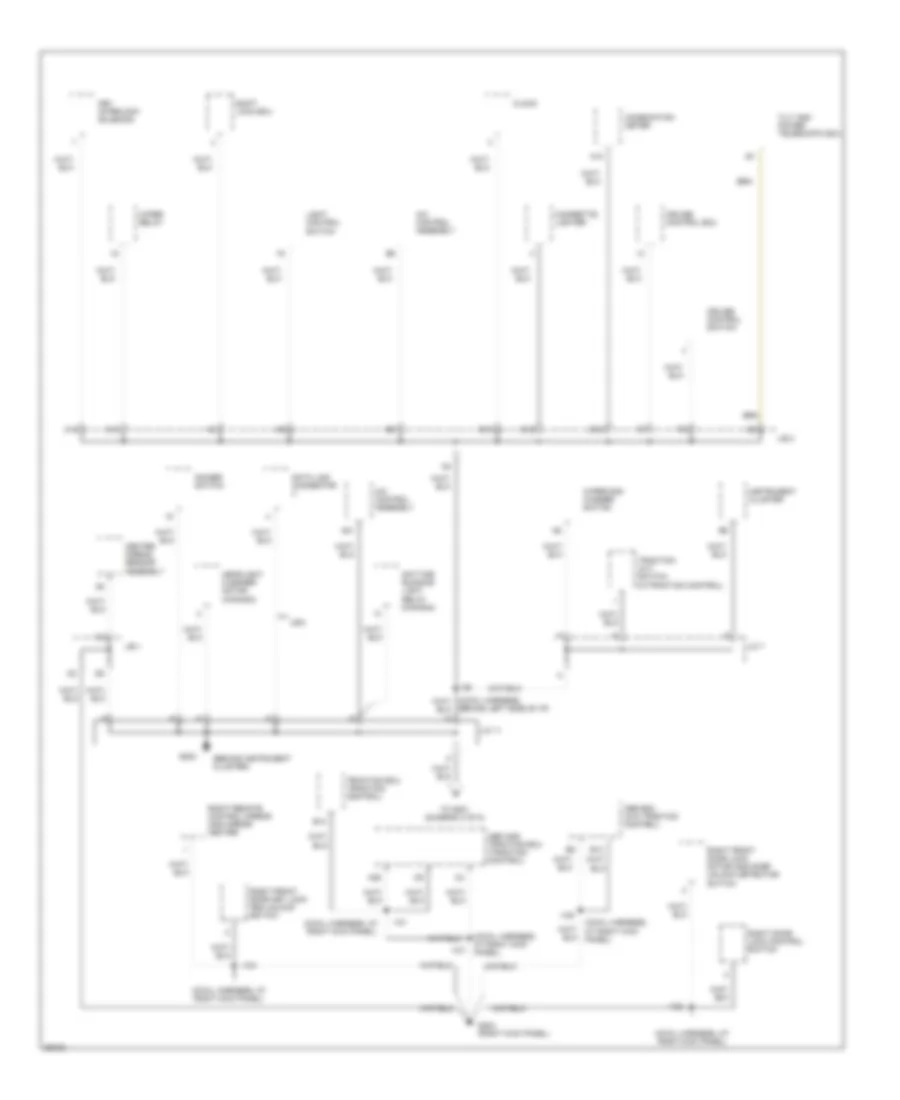Ground Distribution Wiring Diagram 2 of 5 for Lexus GS 300 1995