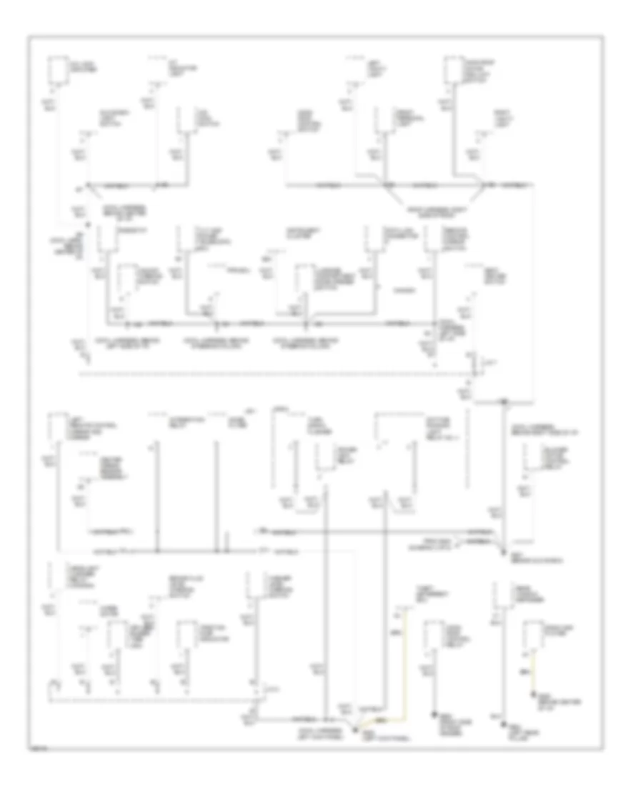 Ground Distribution Wiring Diagram 3 of 5 for Lexus GS 300 1995