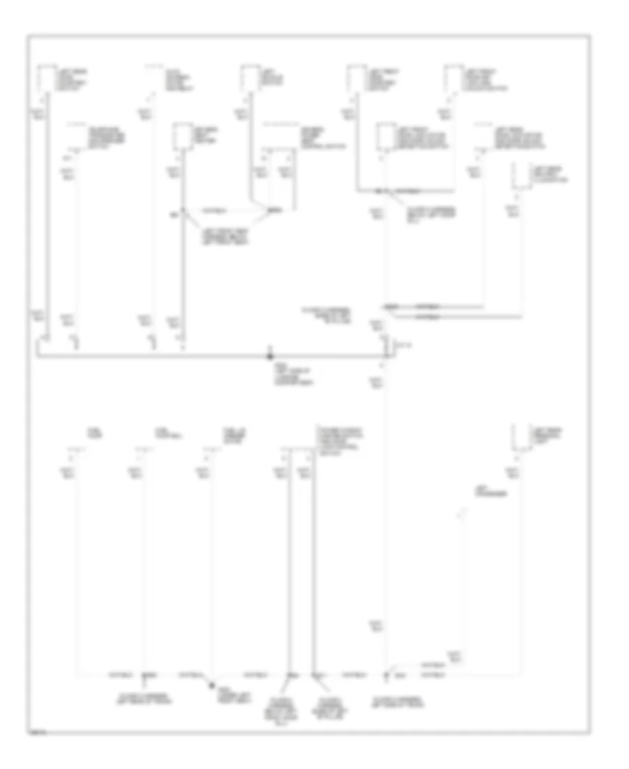 Ground Distribution Wiring Diagram 4 of 5 for Lexus GS 300 1995