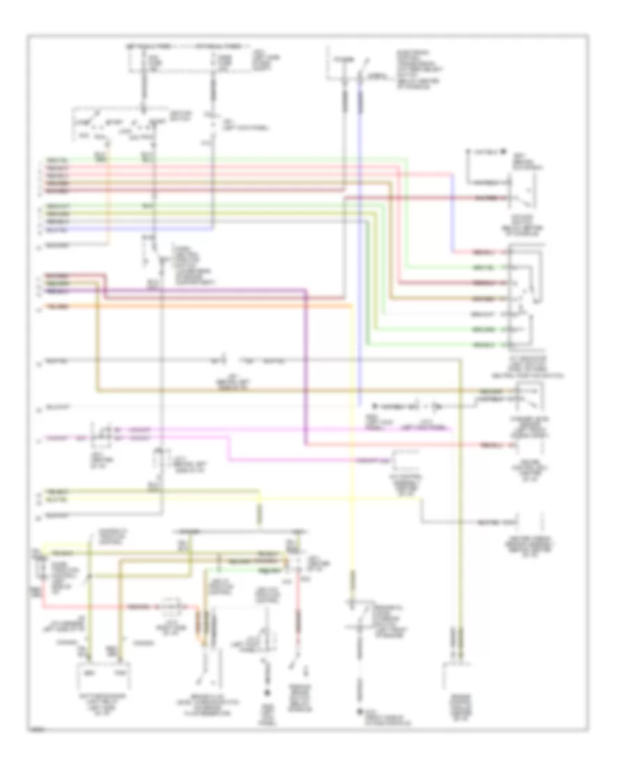 Instrument Cluster Wiring Diagram 2 of 2 for Lexus GS 300 1995