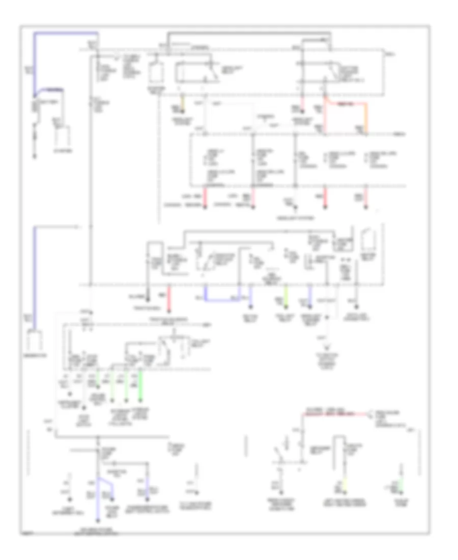 Power Distribution Wiring Diagram 1 of 2 for Lexus GS 300 1995